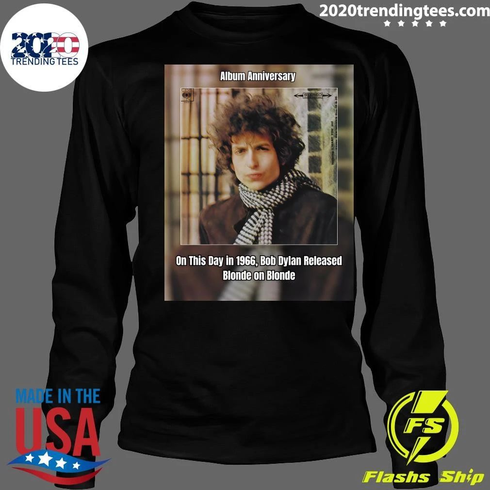 On This Day in 1966, Bob Dylan Released Blonde on Blonde Shirt
