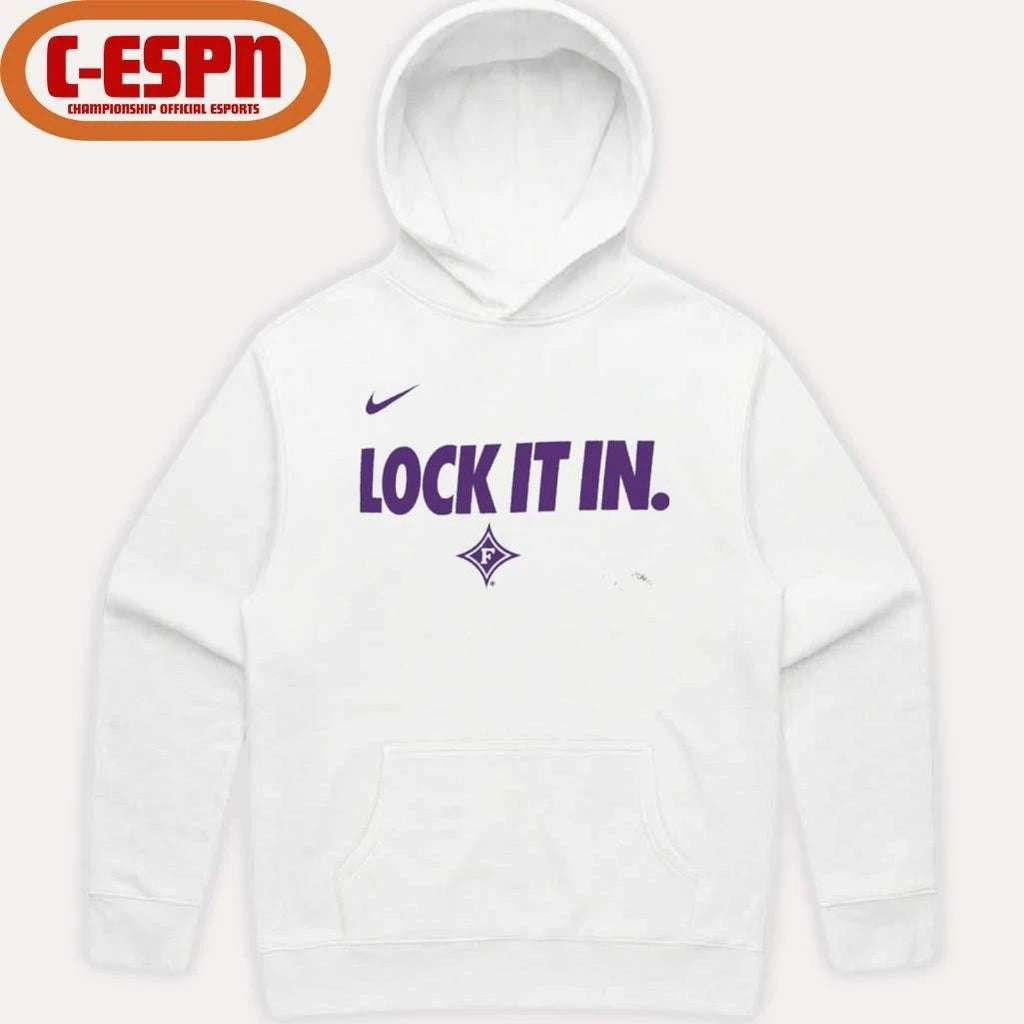 Furman University Basketball Lock It In Bench T-Shirt