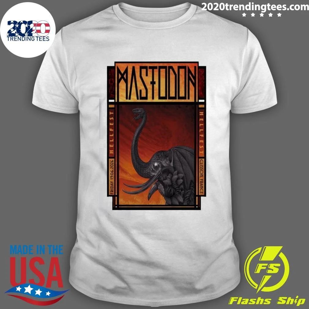 Mastodon Tour Hellfest in Clisson, France June 19, 2026 Shirt