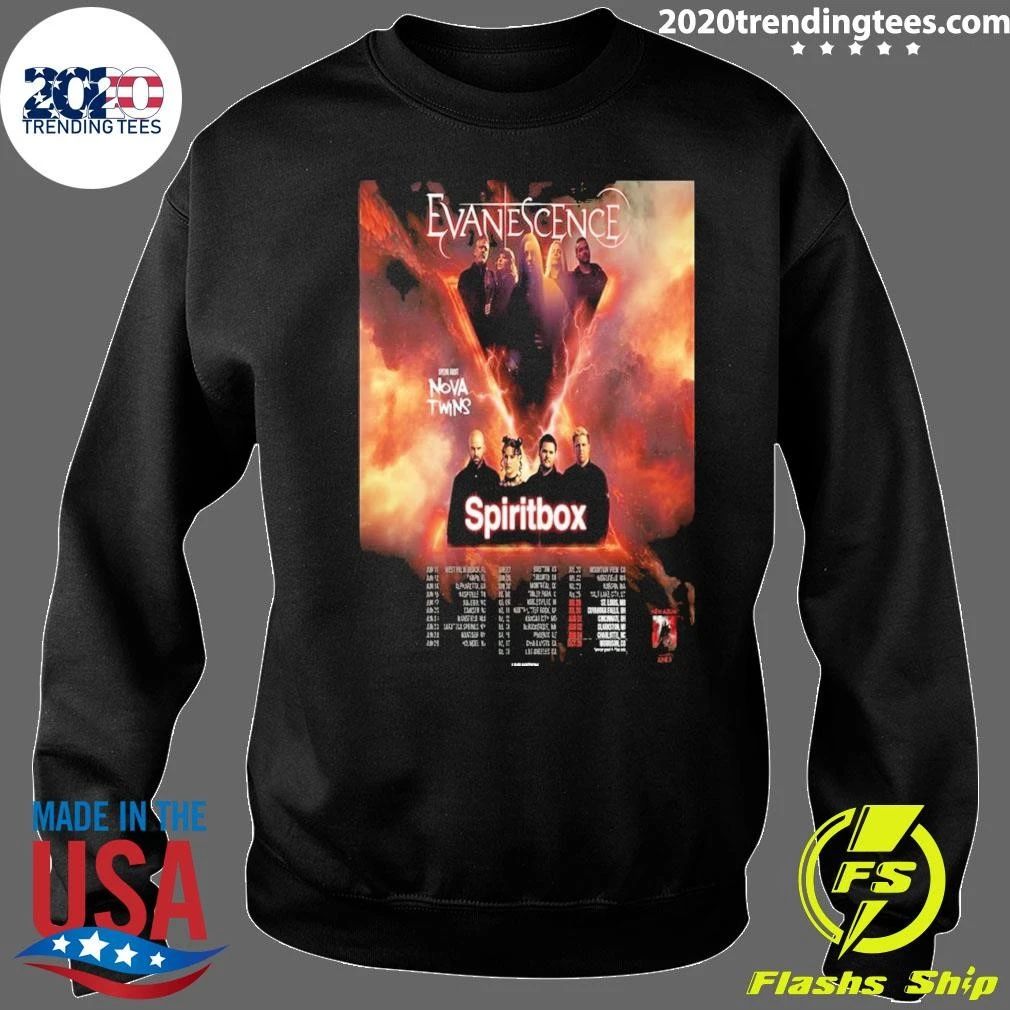 Evanescence The Us Tour 2026 Poster Shirt