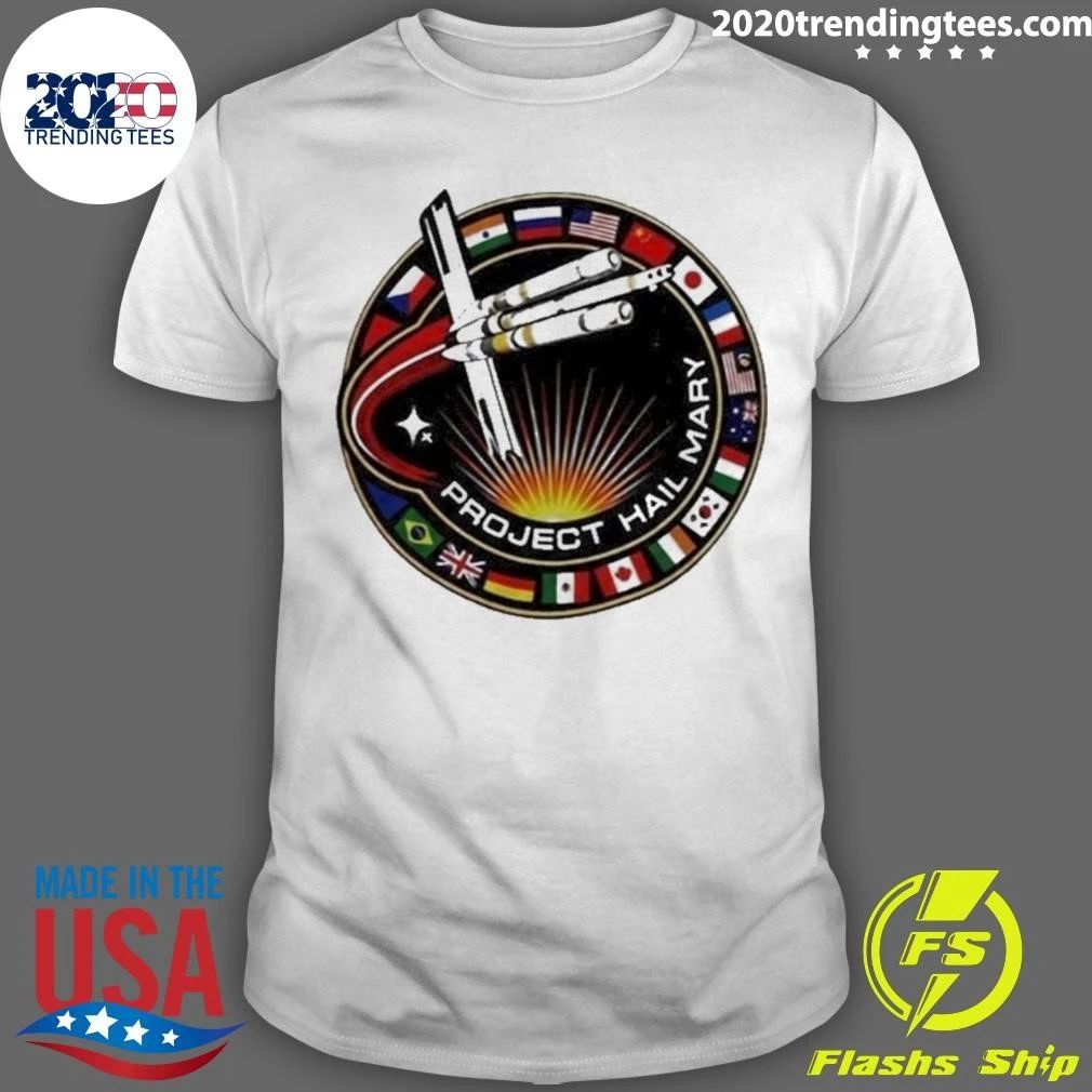Project Hail Mary Mission Patch Ringer Shirt