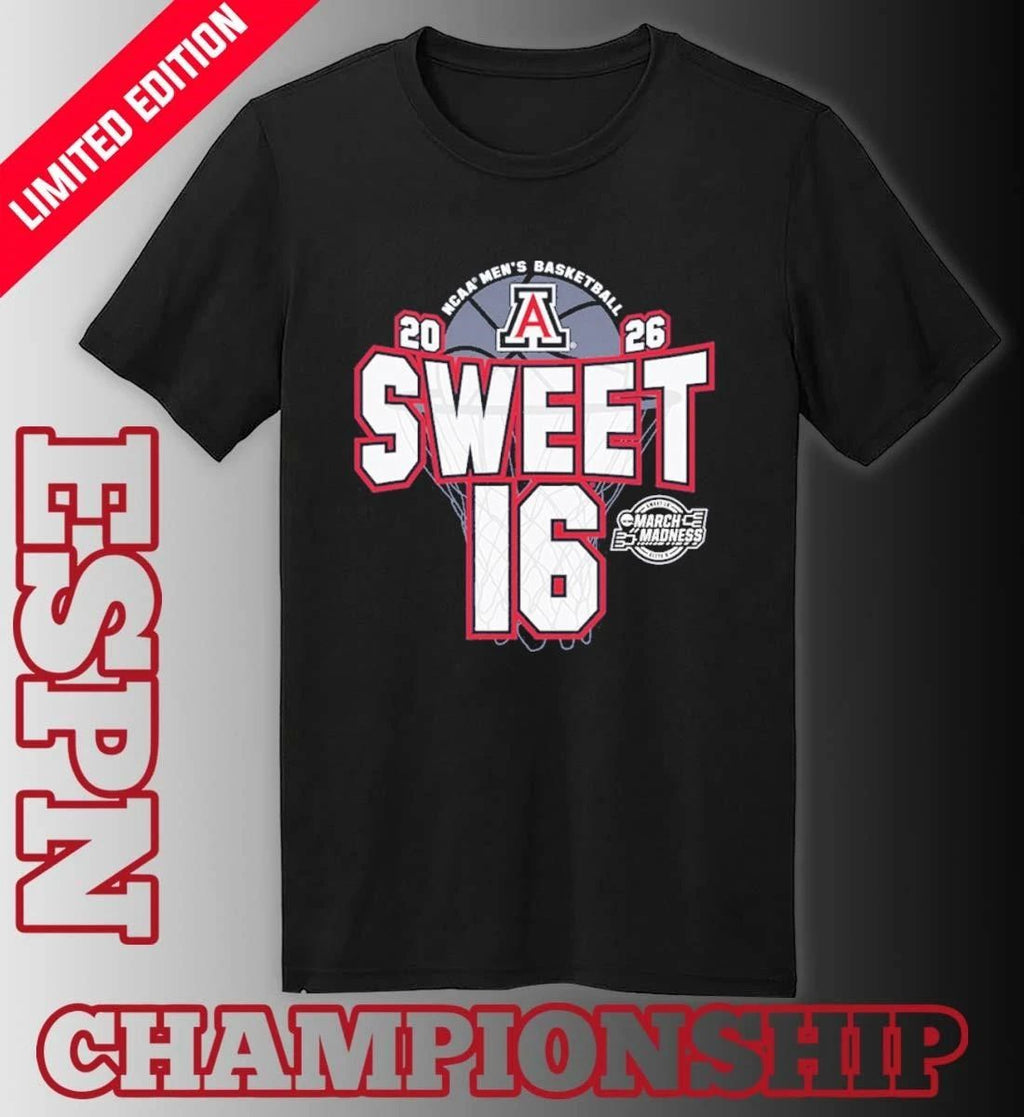 Arizona Wildcats Men’s Basketball Sweet 16 Shirt