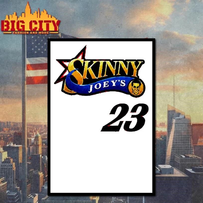 Skinny Joeys 23 Star Logo Vintage Basketball Graphic Shirt