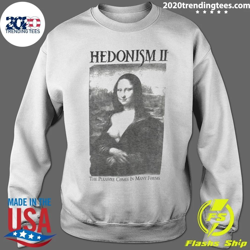 Hedonism II Mona Lisa Rare Vintage 90s Art Shirt