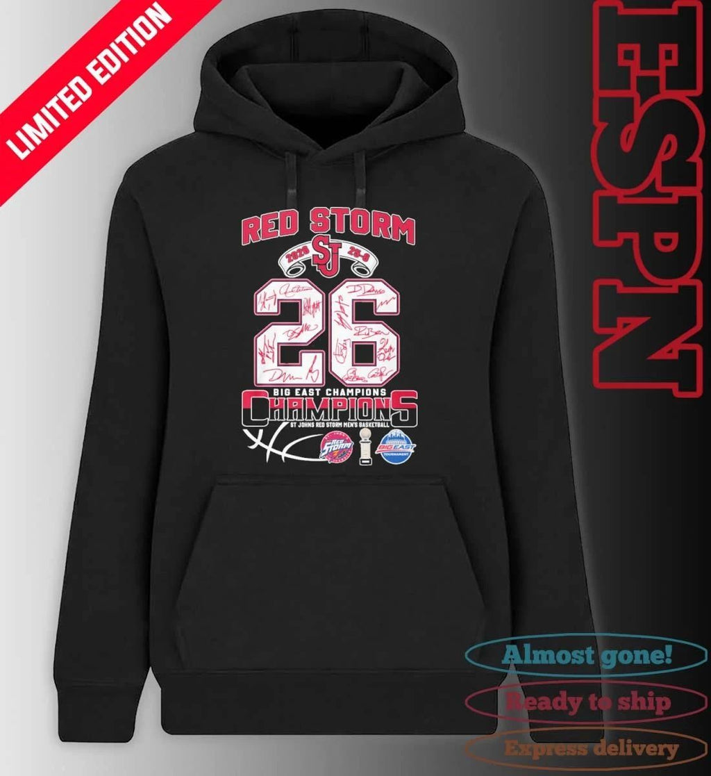 St John’s Red Storm Big East Champions 25-6 Shirt