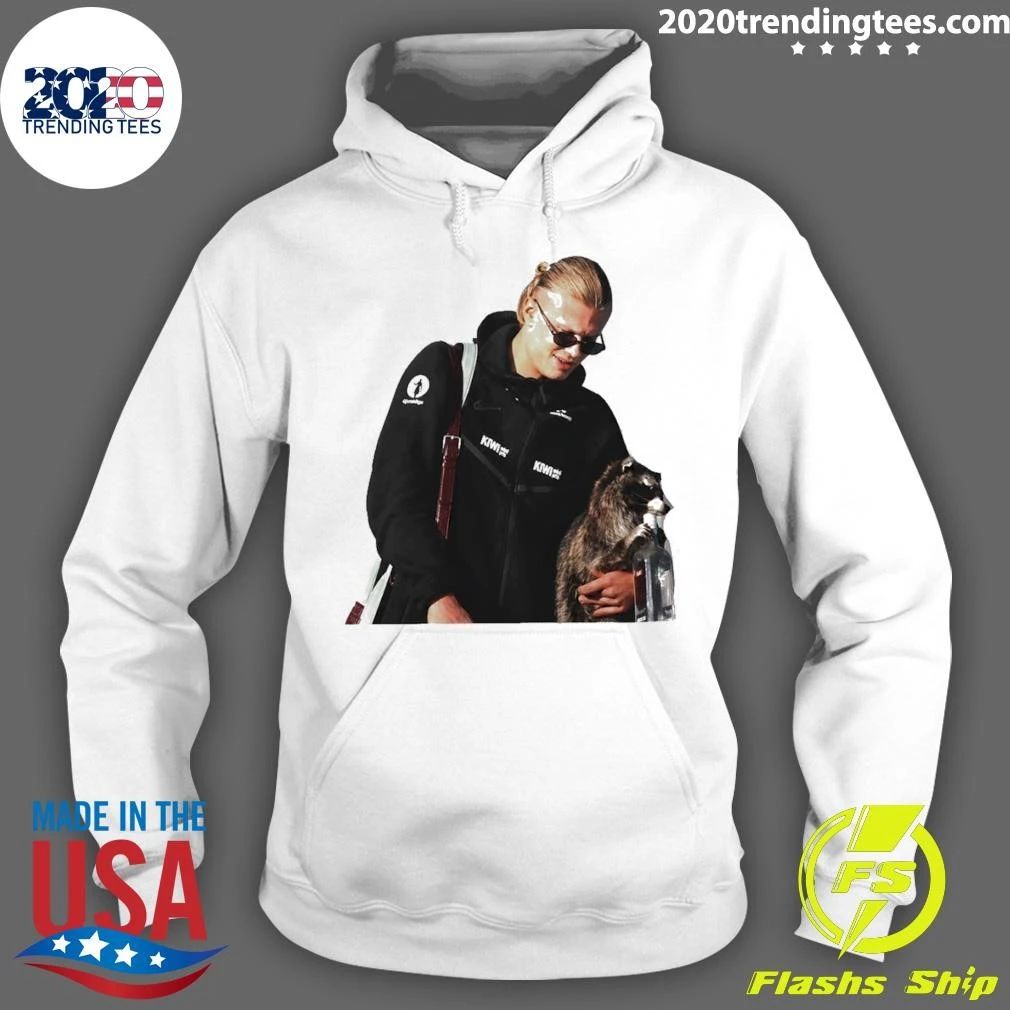 Erling Haaland Hug Raccoon Norway Soccer World Cup 2026 Meme Shirt