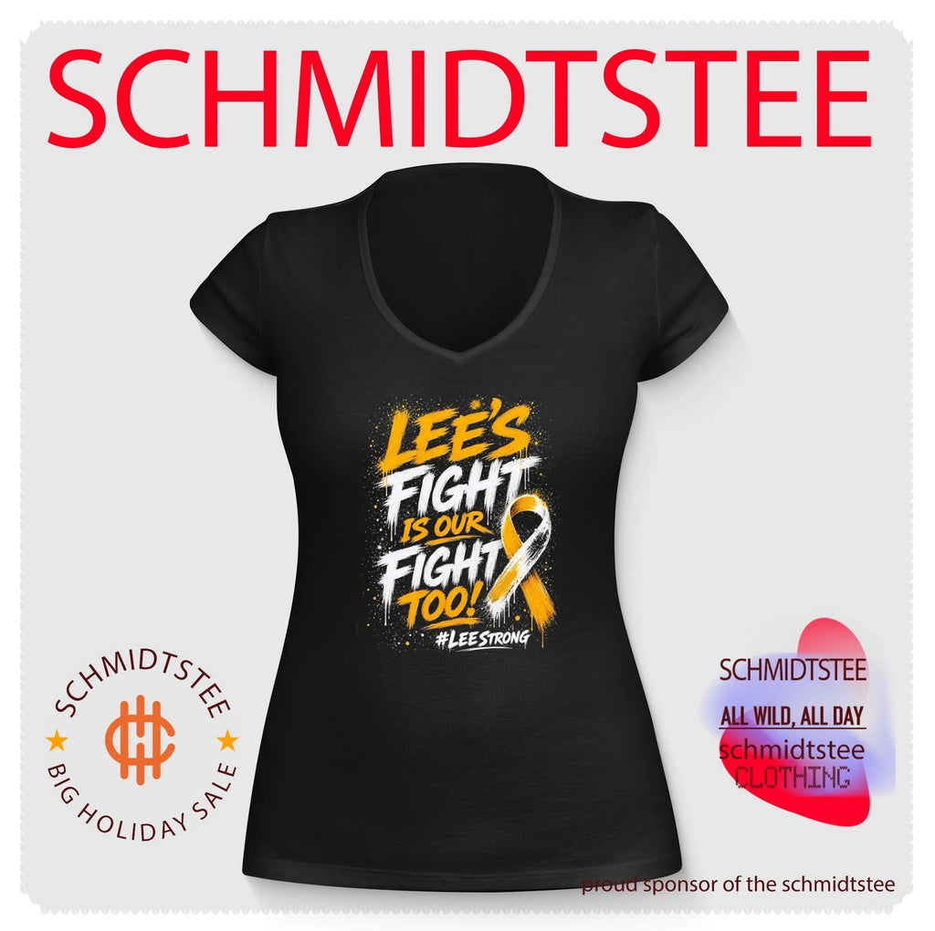 Lee’s fight is our fight too ribbon LeeStrong fuck cancer shirt
