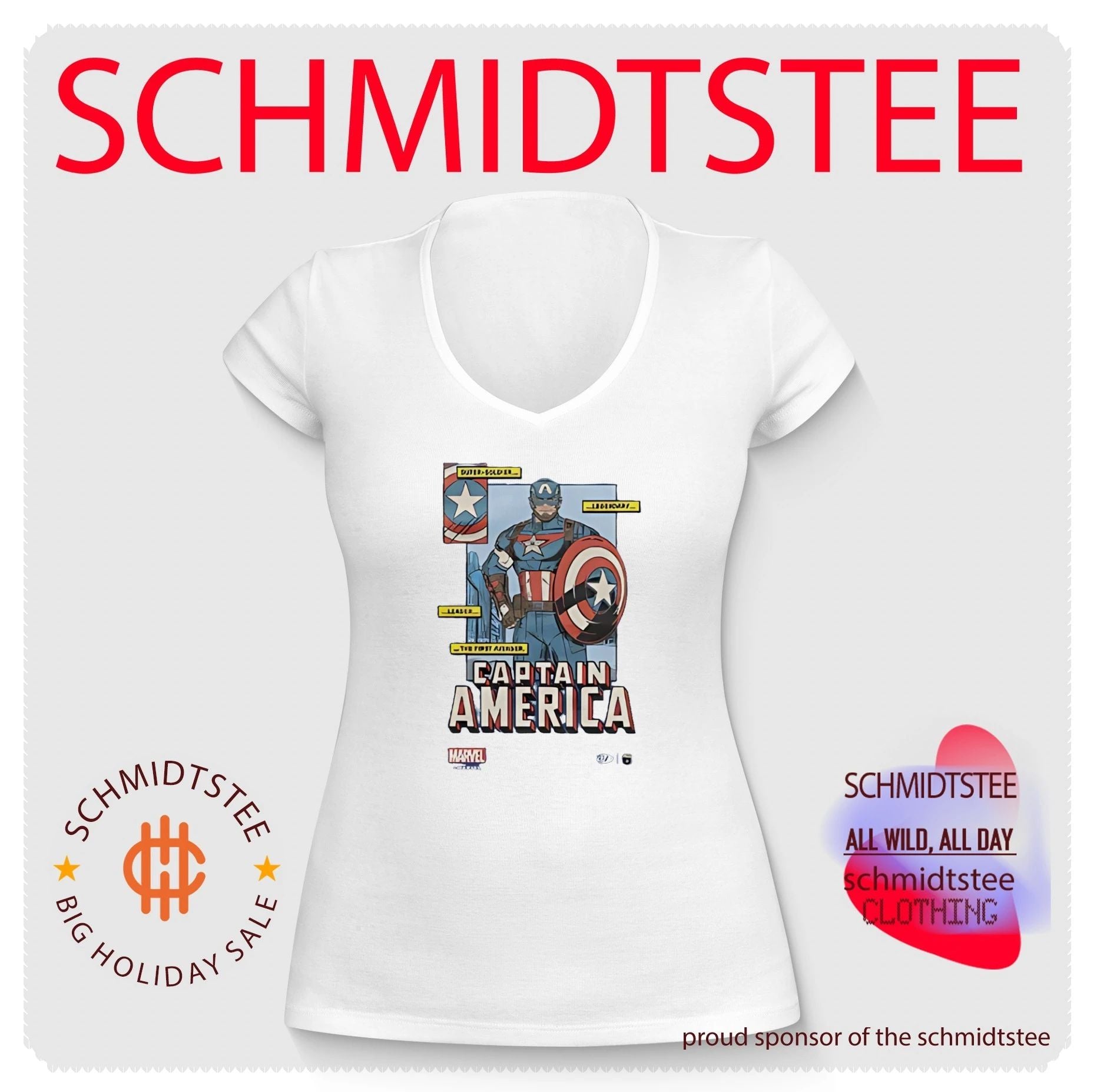 Captain America Marvel New York Knicks graphic shirt