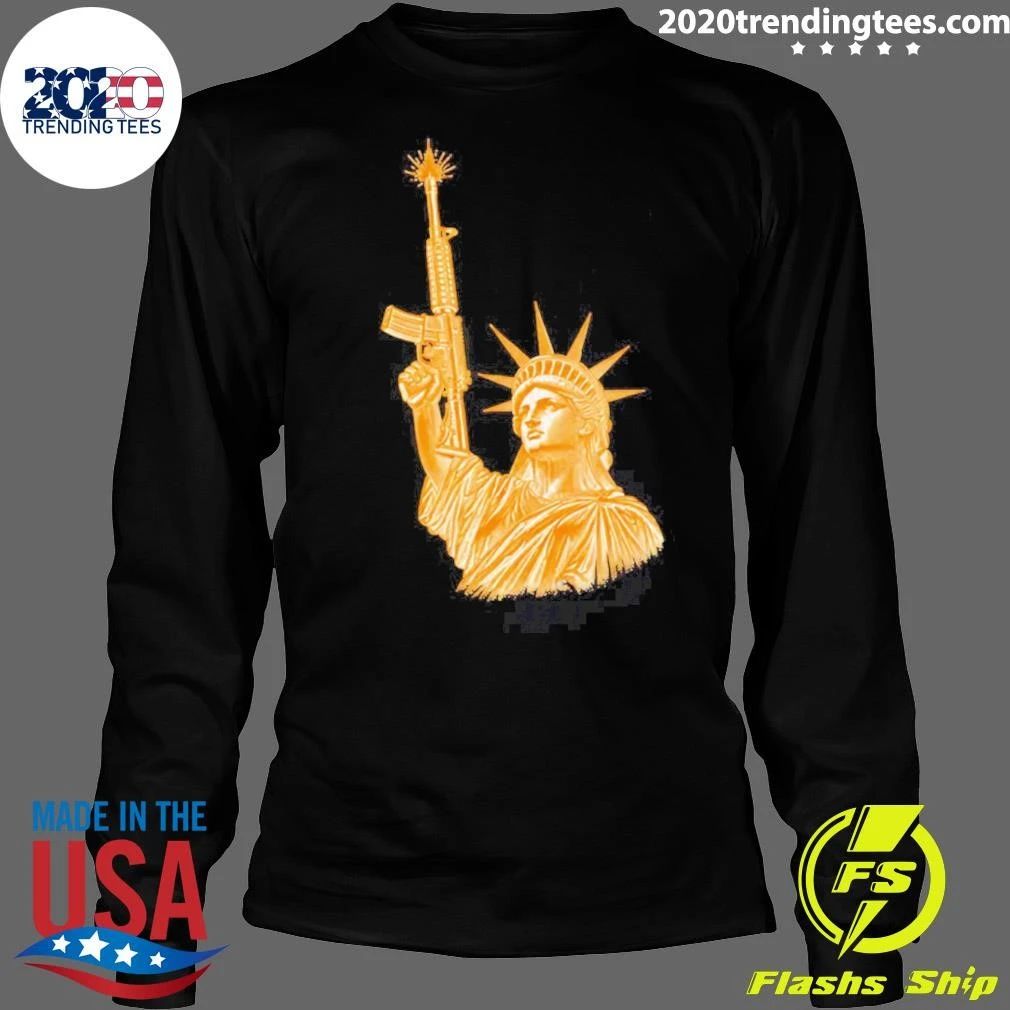Guns Of Liberty Ar-style Graphic Shirt