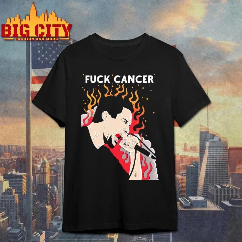 Fuck Cancer Screaming Singer Rock Metal Heavy Music Graphic T Shirt