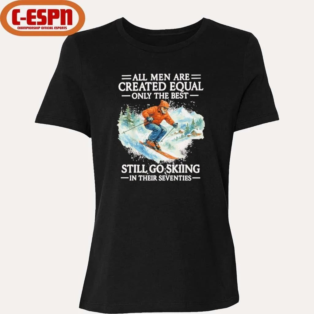 70th Birthday Skier Gifts Man 70 Years Old Skiing Shirt