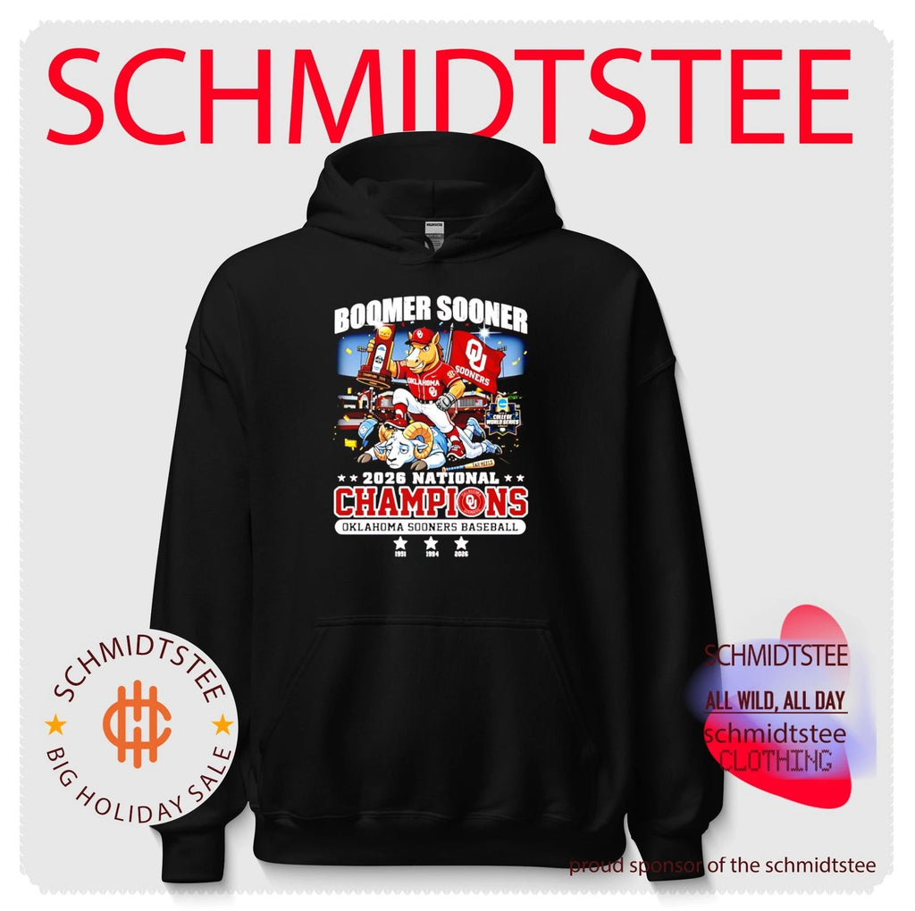 Oklahoma Sooners baseball National Champions Baseball 2026 mascot shirt