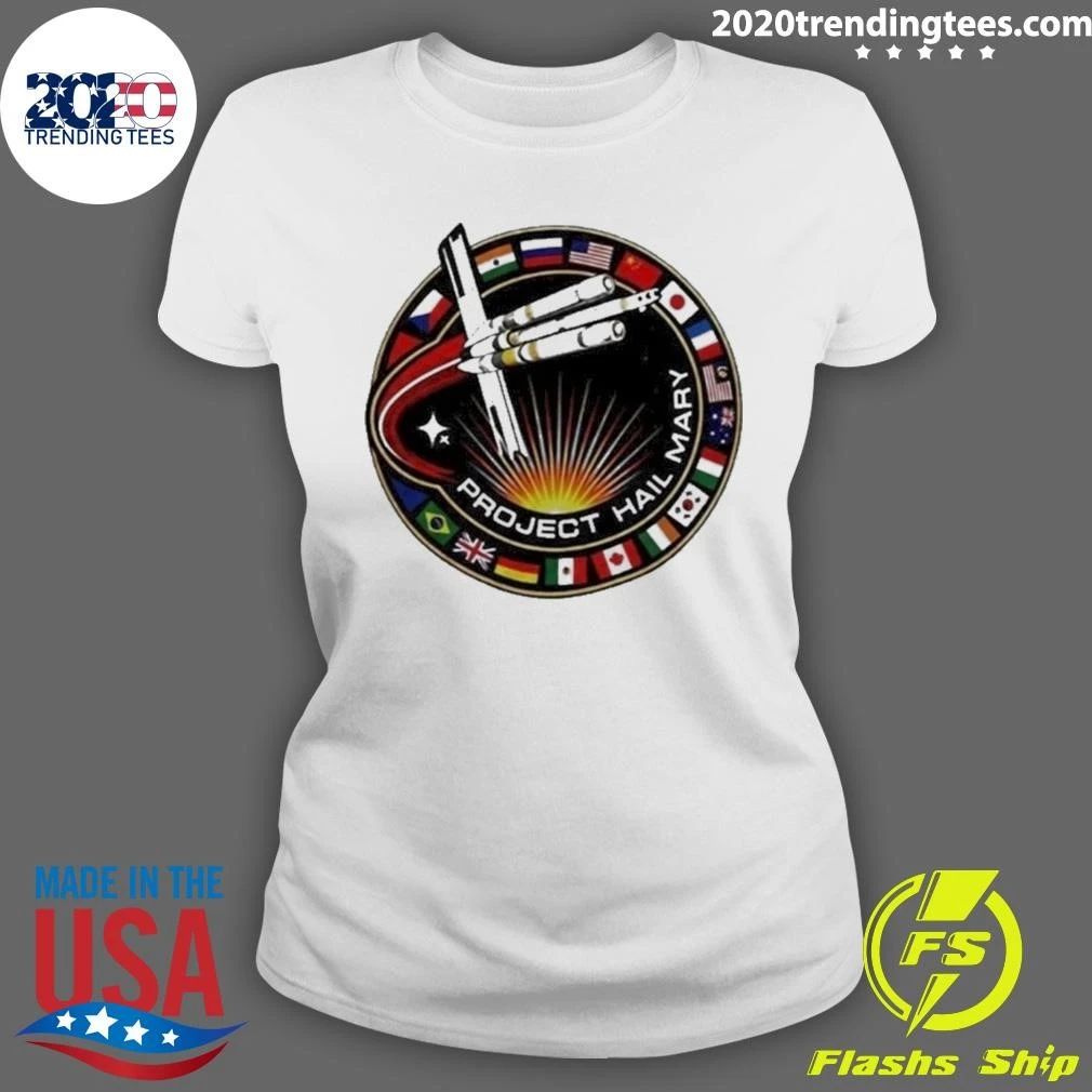 Project Hail Mary Mission Patch Ringer Shirt