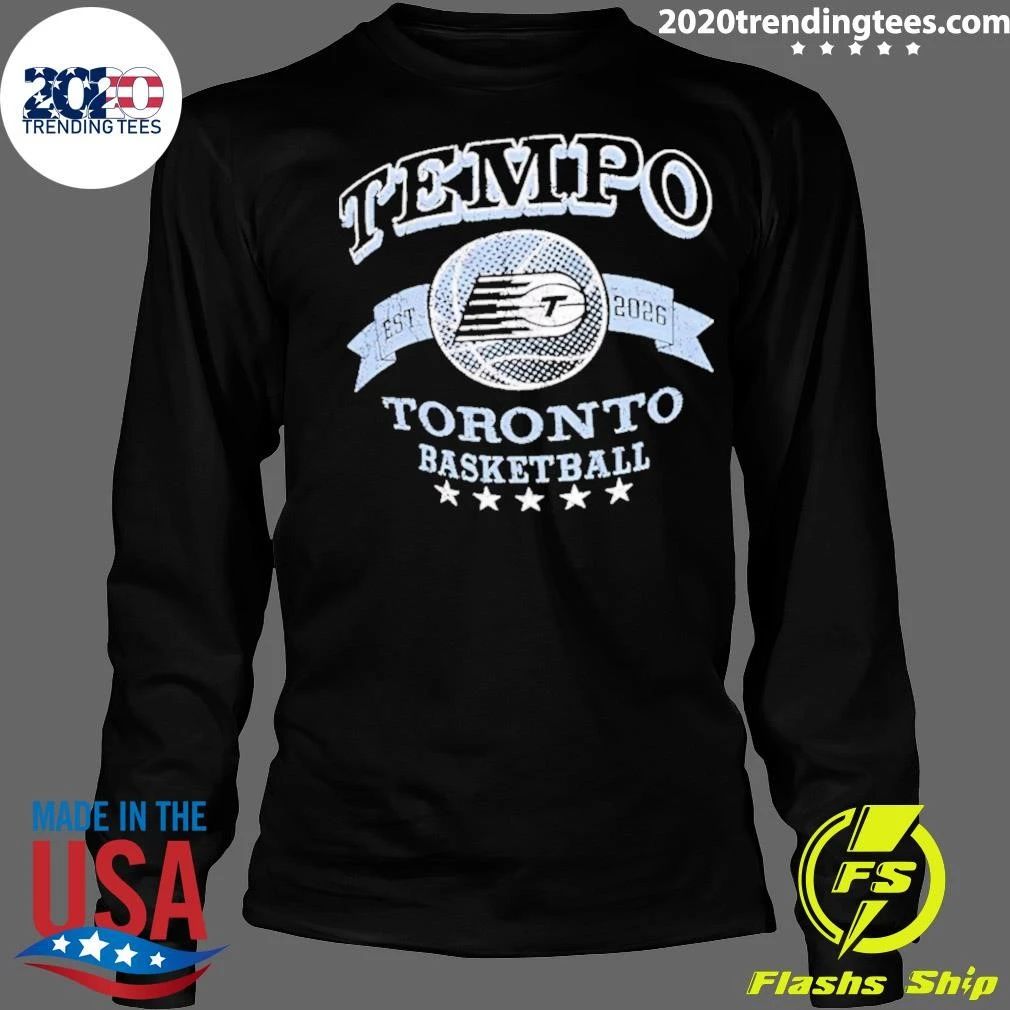 Tempo Est 2026 Toronto Basketball Shirt