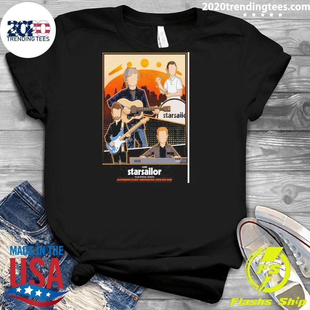 Starsailor July 25 2026 Old Market Place in Warrington Shirt