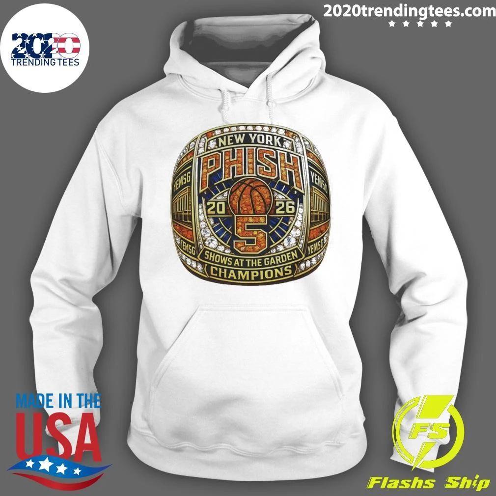 Phish Championship Ring New York 2026 Shows At The Garden Shirt