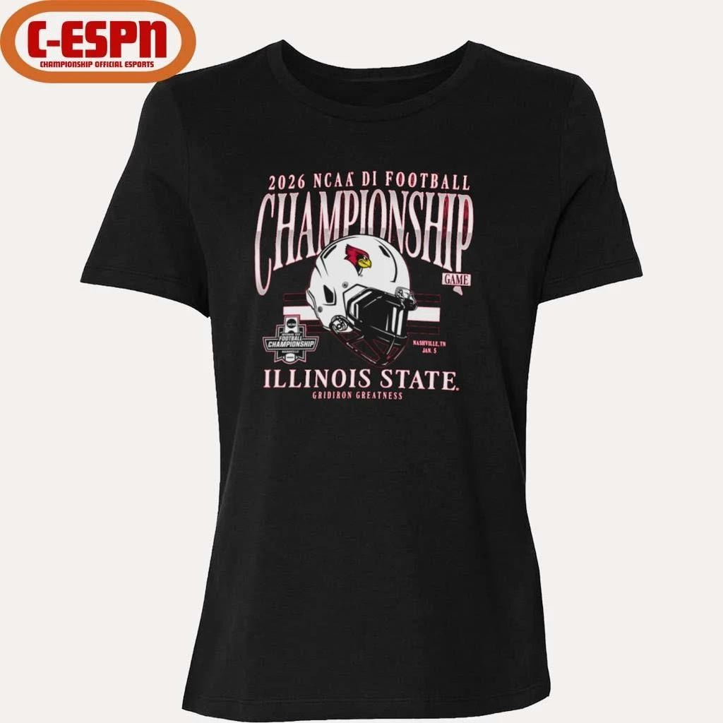 Illinois State Redbirds 2026 FCS Football Championship Helmet Shirt