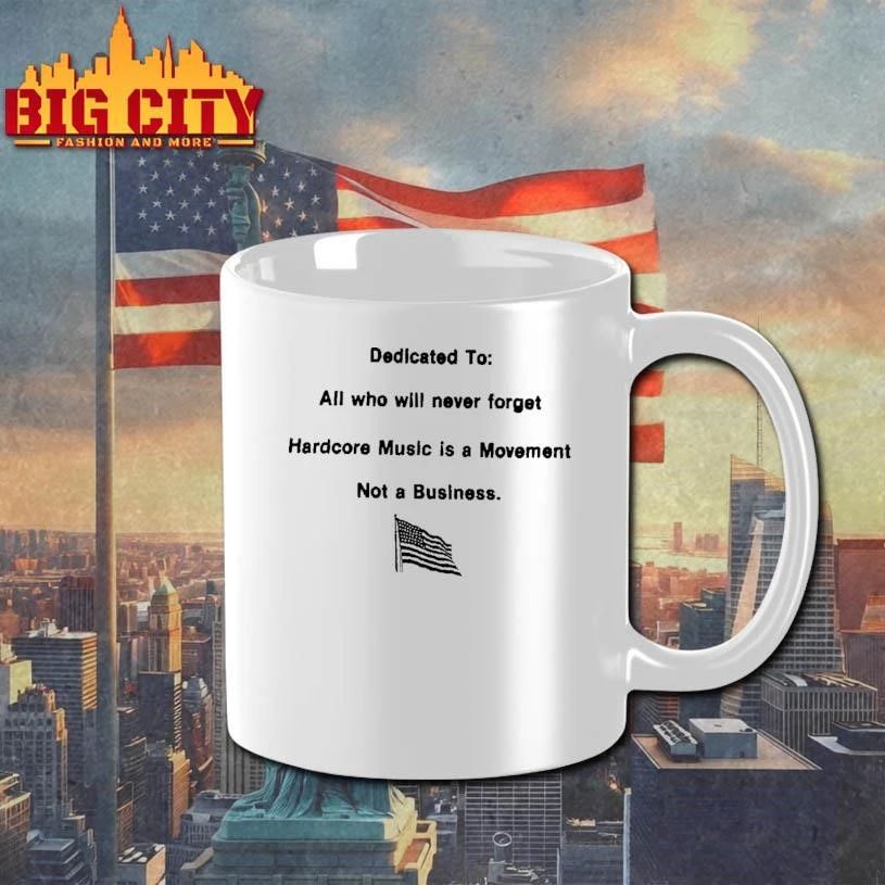 Hardcore Music Is A Movement Not A Business American Flag T Shirt