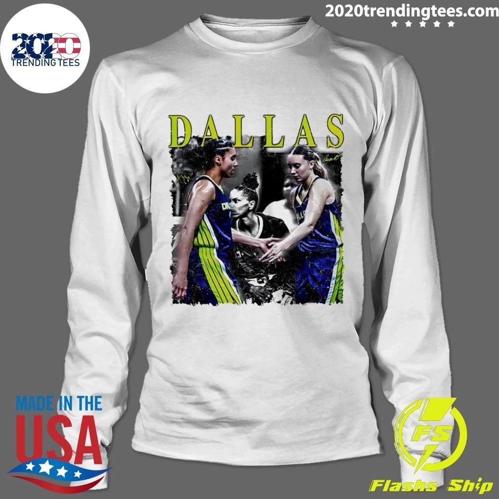 Azzi Fudd And Paige Bueckers Dallas Wings Basketball Wnba 2026 Signatures Shirt