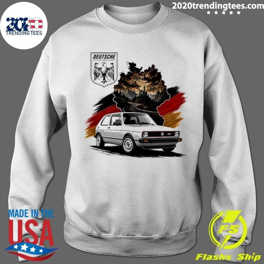 Deutsche Automobilkunst Volkswagen Golf Gti Shirt