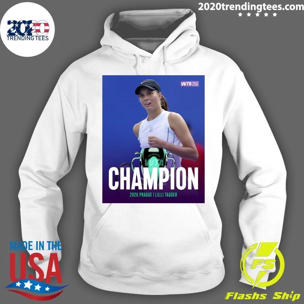 Lilli Tagger Wins Champion Pragua 2026 Poster Shirt