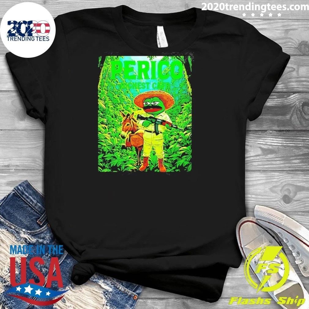 Perico Highest Caff Stocking Mill Coffee Shirt