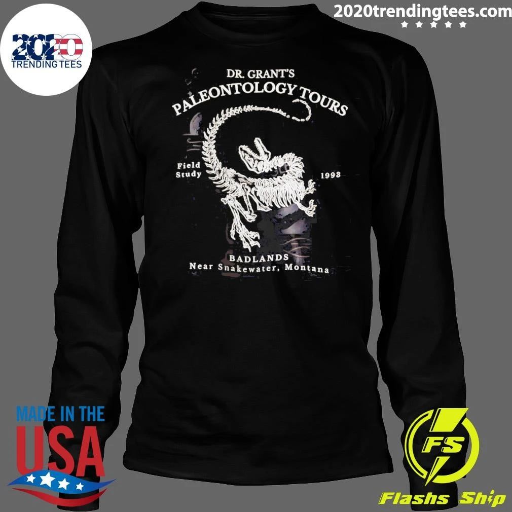 Dr. Grant’s Paleontology Tours Vintage Dinosaur Shirt