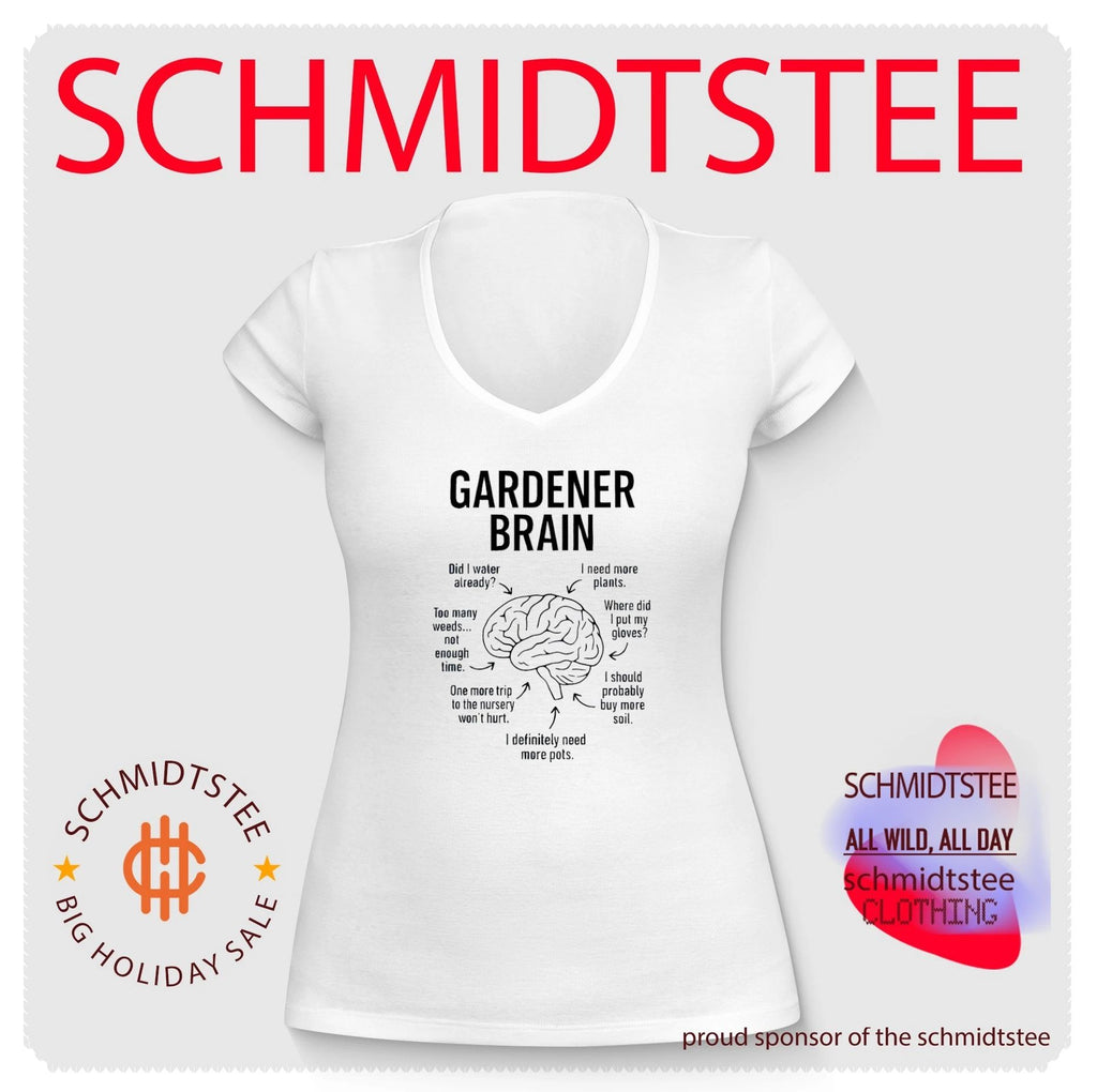Gardener Brain Funny Gardening Thoughts shirt