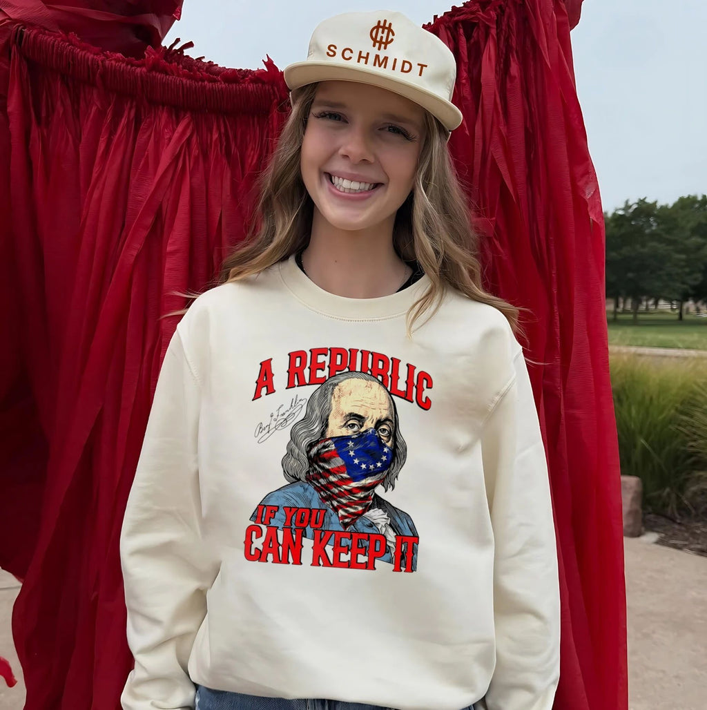 Benjamin Franklin A Republic If You Can Keep It shirt