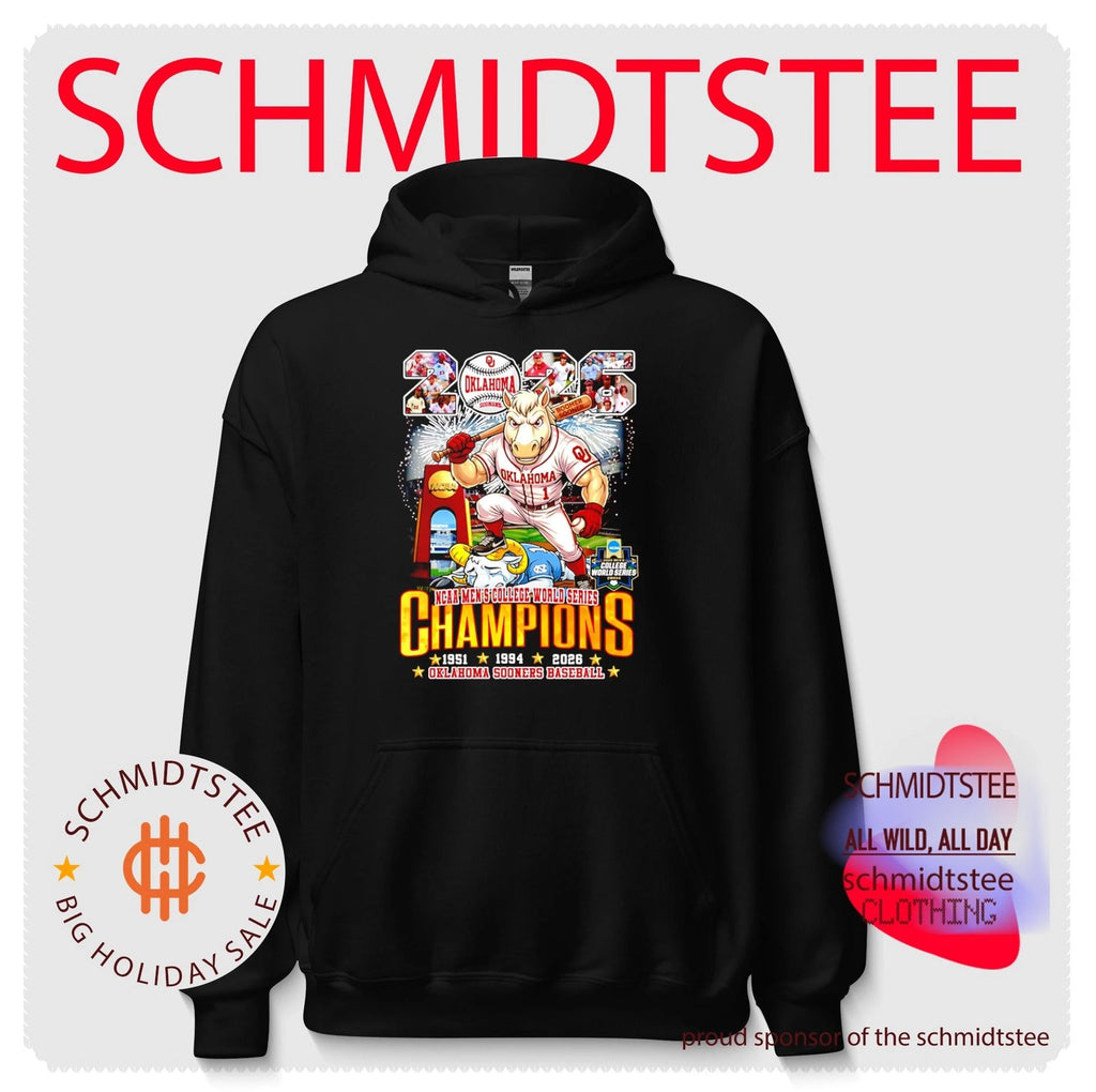 Oklahoma Sooners baseball 2026 MCWS Champions 3 Time ’51 ’94 ’26 shirt