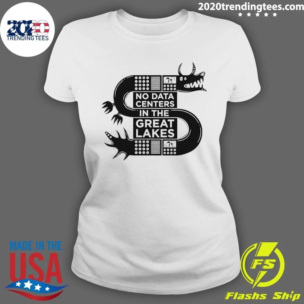 Environmental Monster Sea Creature No Data Centers In The Great Lakes Shirt
