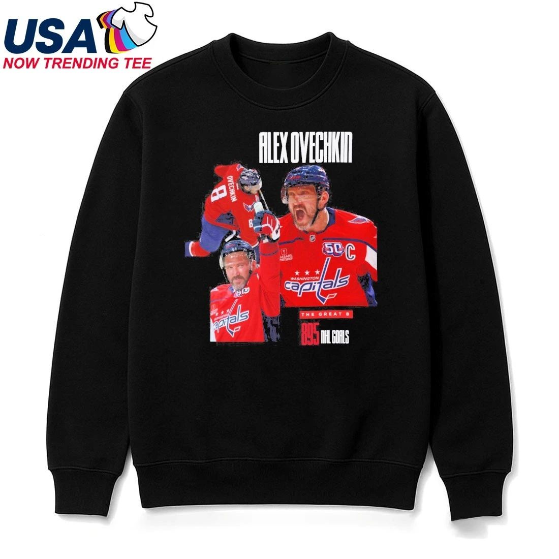 Alex Ovechkin The Great 8 Dyed NHL Goals Shirt