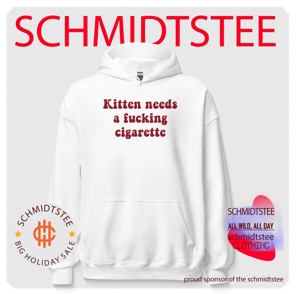 Kitten Needs a Fucking Cigarette funny cat shirt