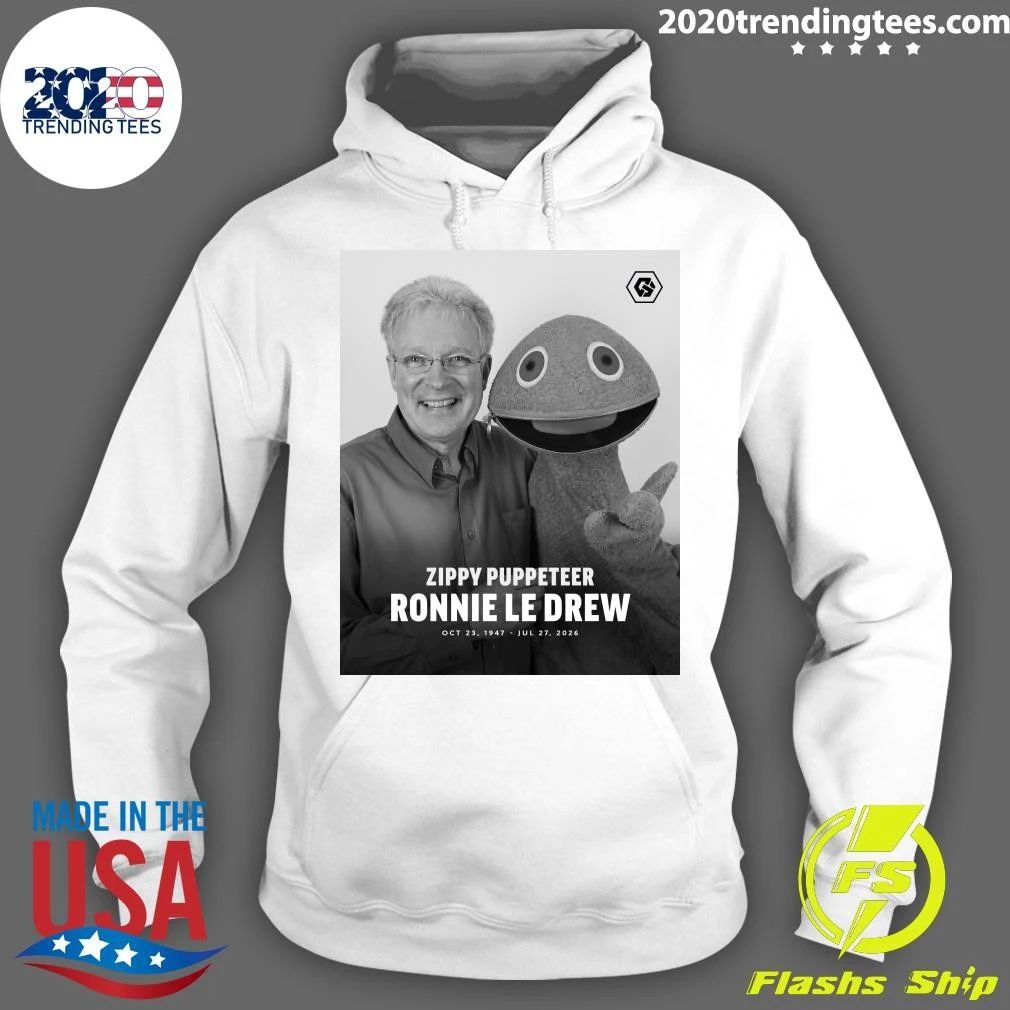 Zippy Puppeteer Ronnie Le Drew October 23, 1947 July 27, 2026 Shirt