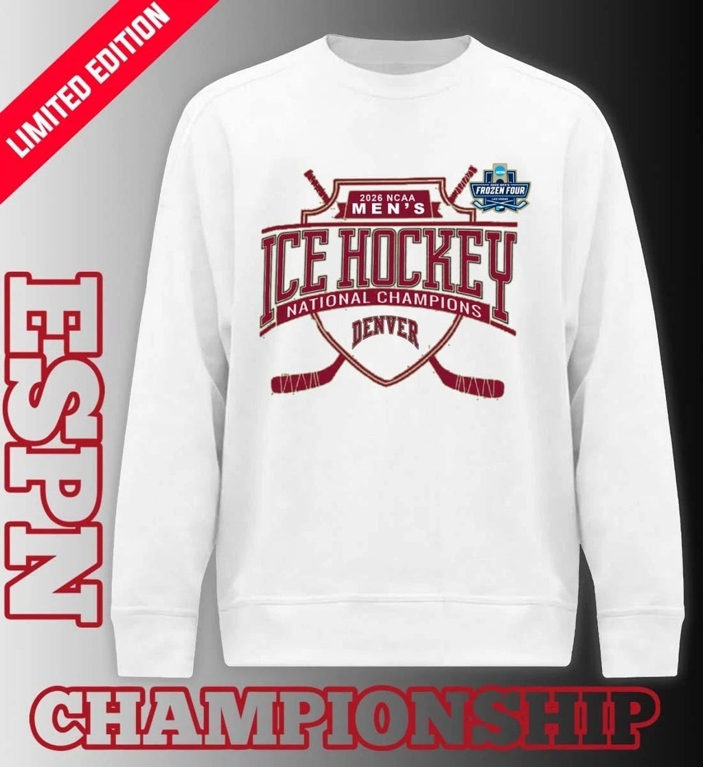 Denver Pioneers 2026 NCAA Men’s Ice Hockey National Champions T-Shirt