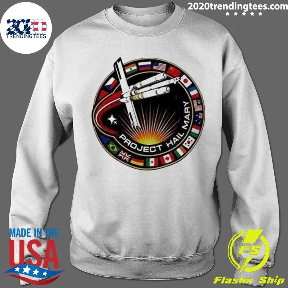 Project Hail Mary Mission Patch Ringer Shirt