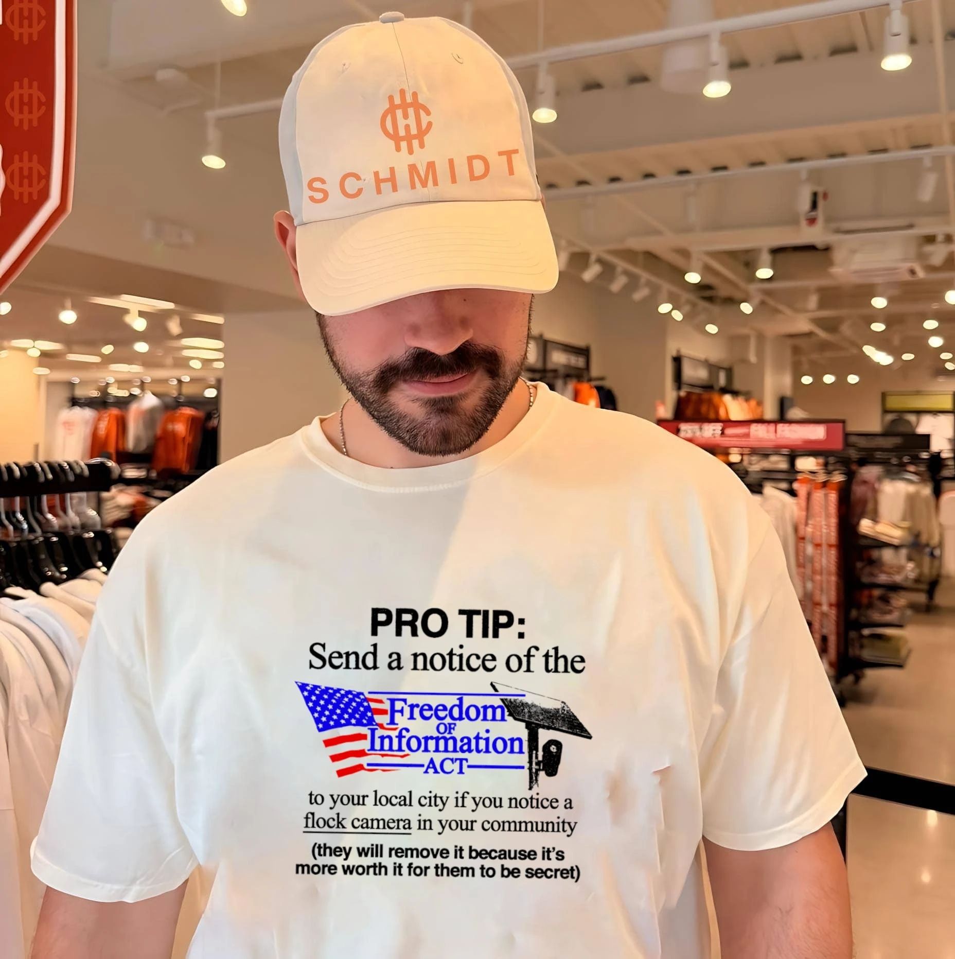 Pro Tip – Send a Freedom of Information Act Notice for Flock Cameras shirt