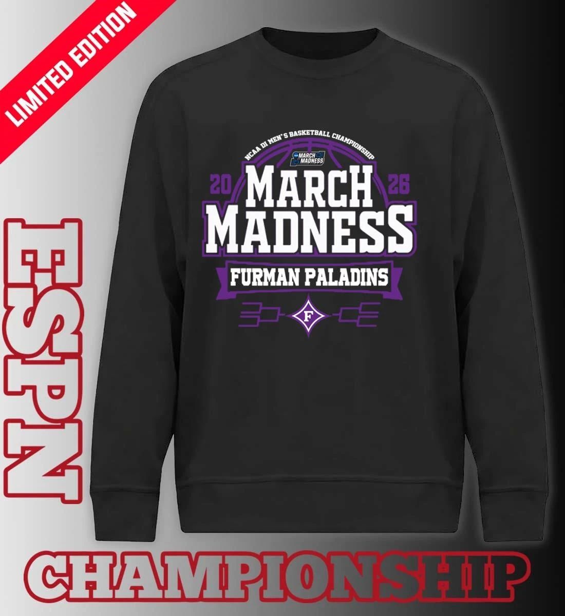 Furman Paladins Men’s Basketball March Madness Bound T-Shirt