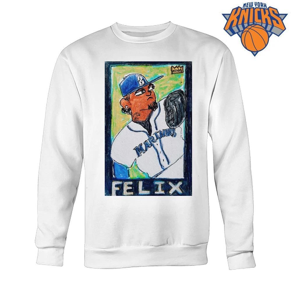 Felix Hernandez King Felix Seattle Mariners Baseball Cartoon shirt