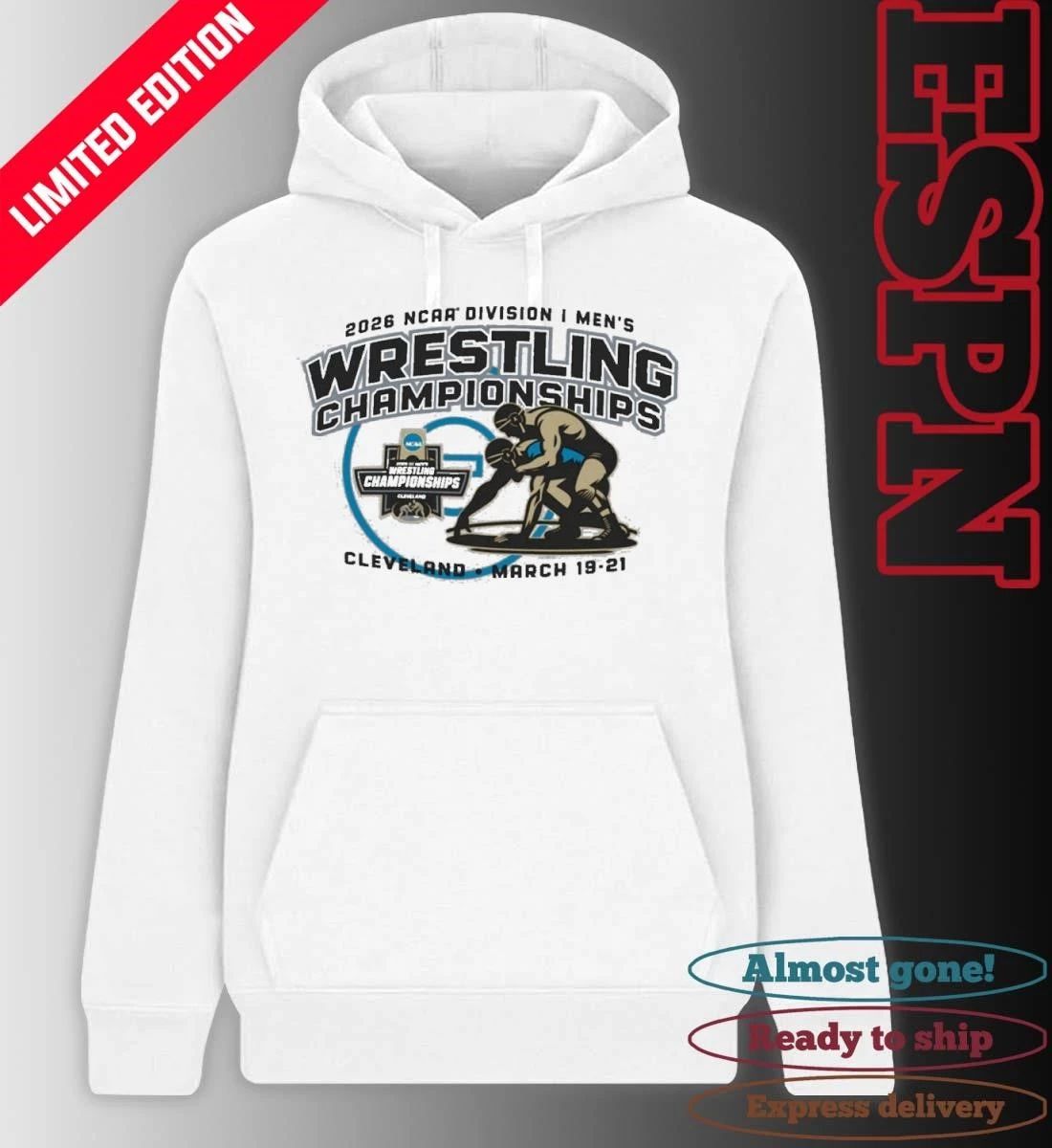 2026 NCAA DI Wrestling Championships Cleveland March 19-21 Shirt
