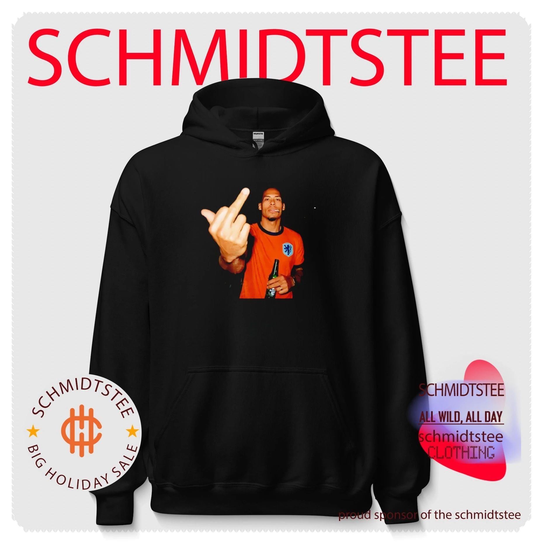 Virgil van Dijk Netherlands National Team Middle Finger middle finger shirt