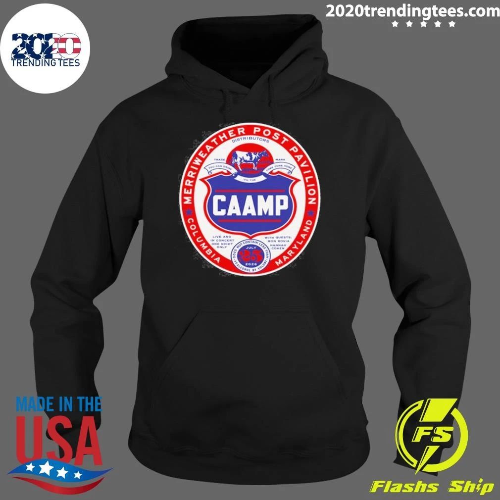 Caamp July 25 2026 Columbia, Md Shirt