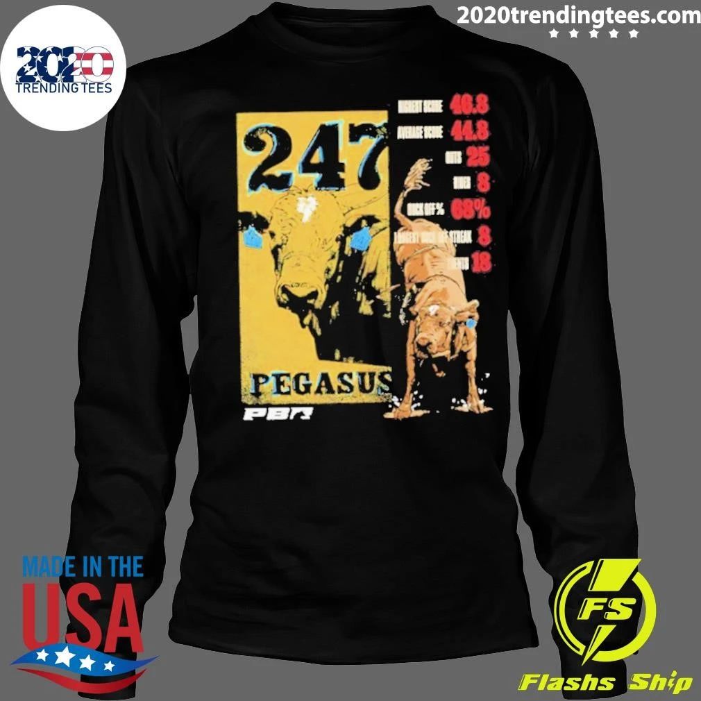Pegasus 247 Pbr Career Stats Vintage Shirt