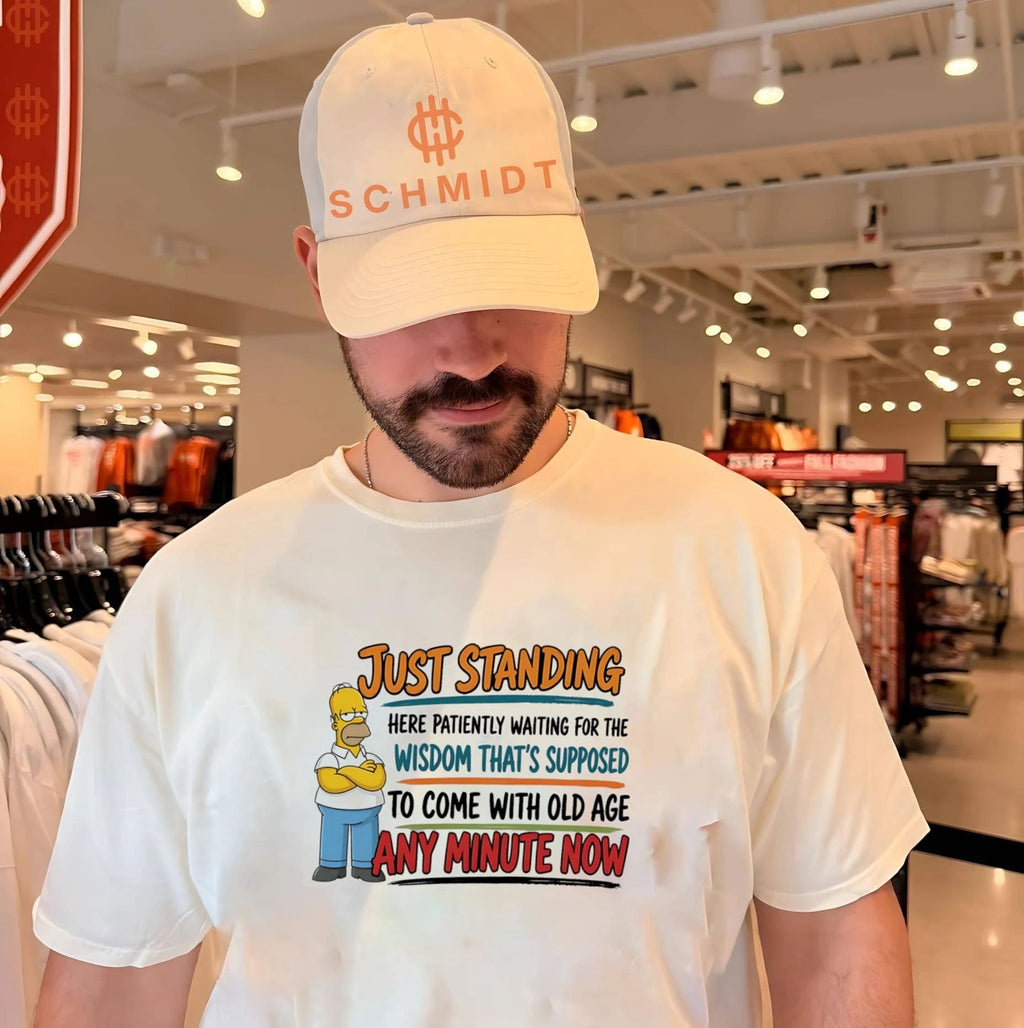Just standing here patiently waiting for the wisdom that’s Simpson shirt