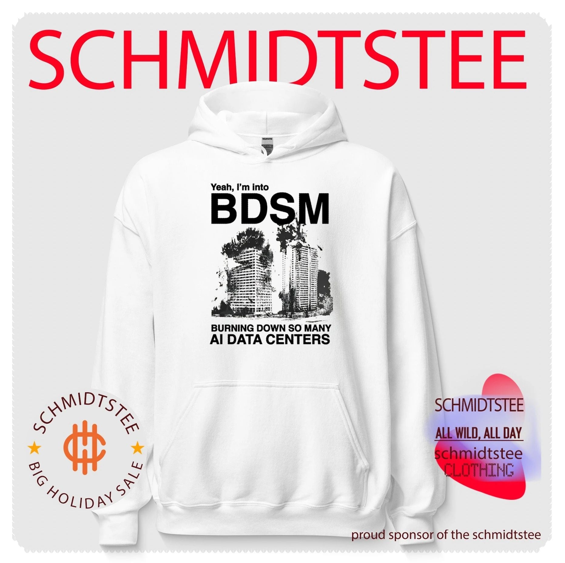 Yeah I’m into BDSM Burning Down So Many AI Data Centers shirt