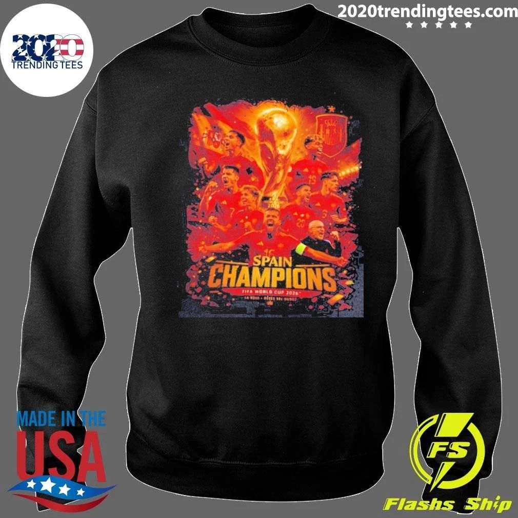 World Cup 2026 Spain World Champions Vintage Shirt