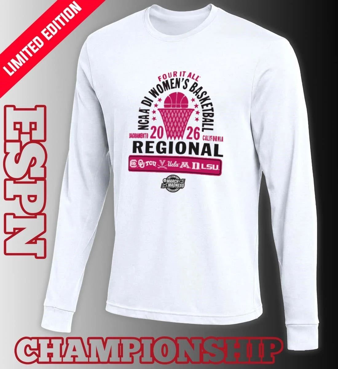 2026 NCAA DI Women’s Basketball Regional – Sacramento Shirt
