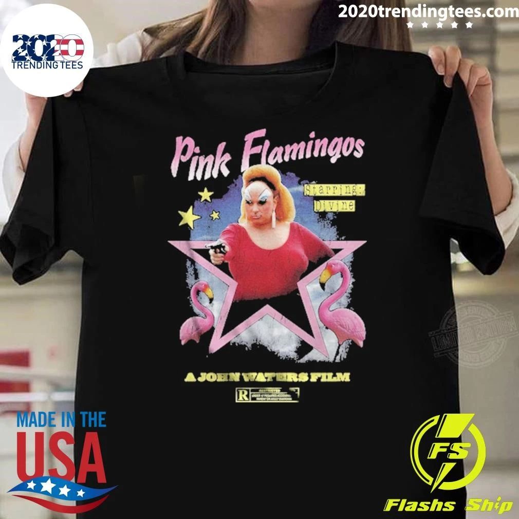 Divine Pink Flamingos John Waters Cult Movie Shirt