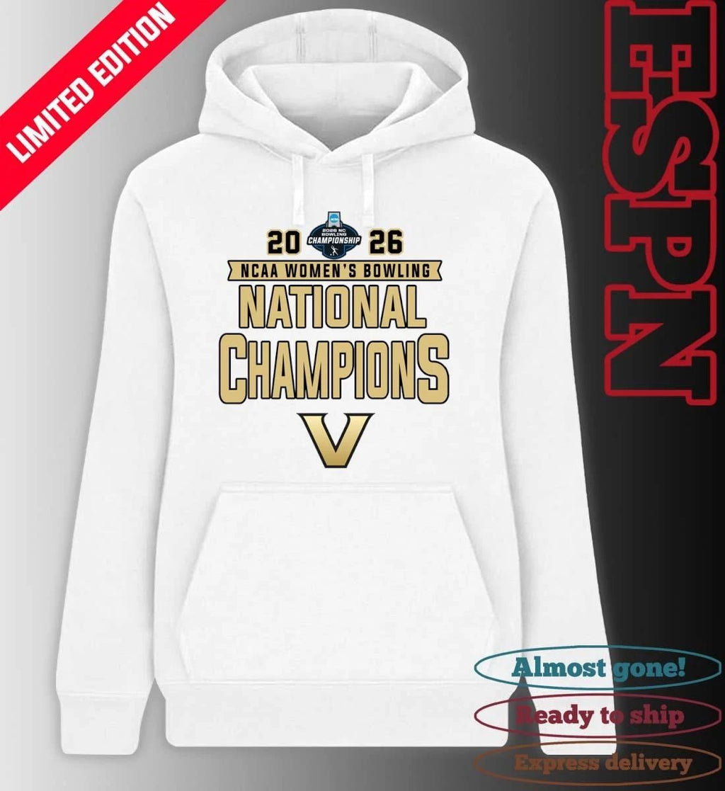 Vanderbilt Commodores 2026 NCAA Women’s Bowling National Champions Shirt