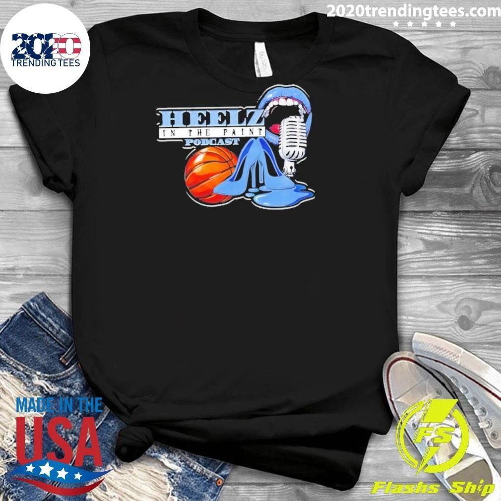 Heelz In The Paint Podcast Basketball Shirt